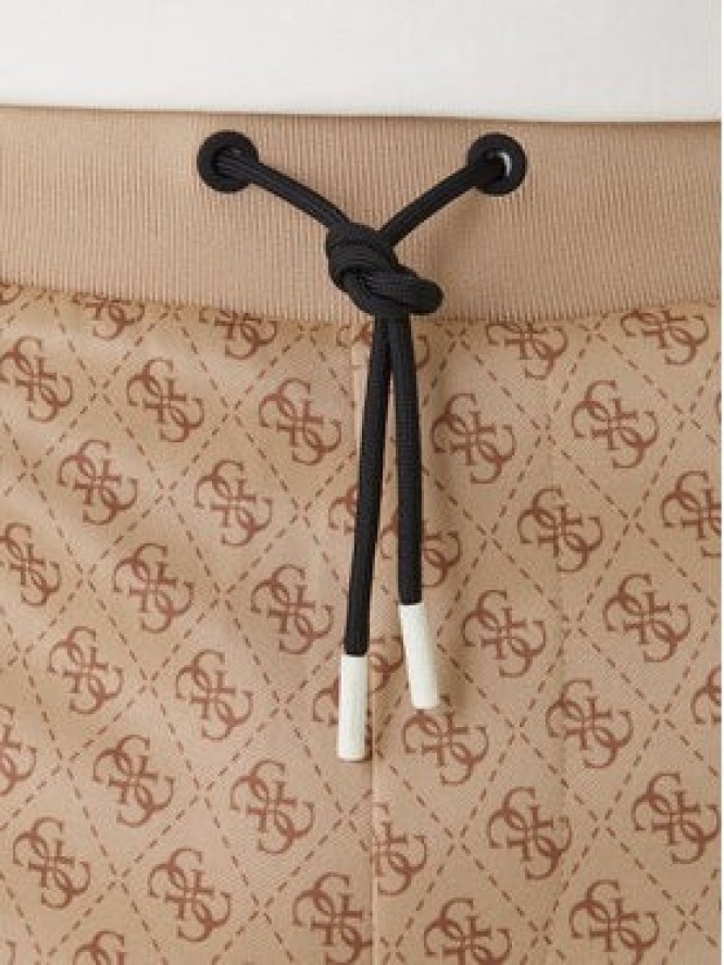 Guess Szorty sportowe Z4YD03 K7122 Beżowy Regular Fit