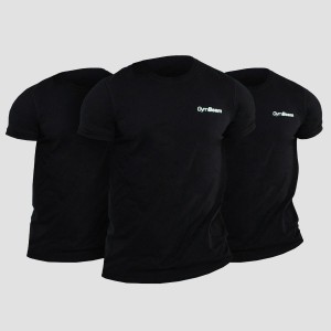 Koszulka męska fitness z krótkim rękawem Basic 3Pack
