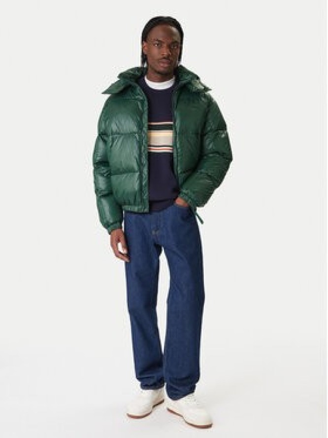 Lacoste Kurtka puchowa BH5096 Zielony Regular Fit