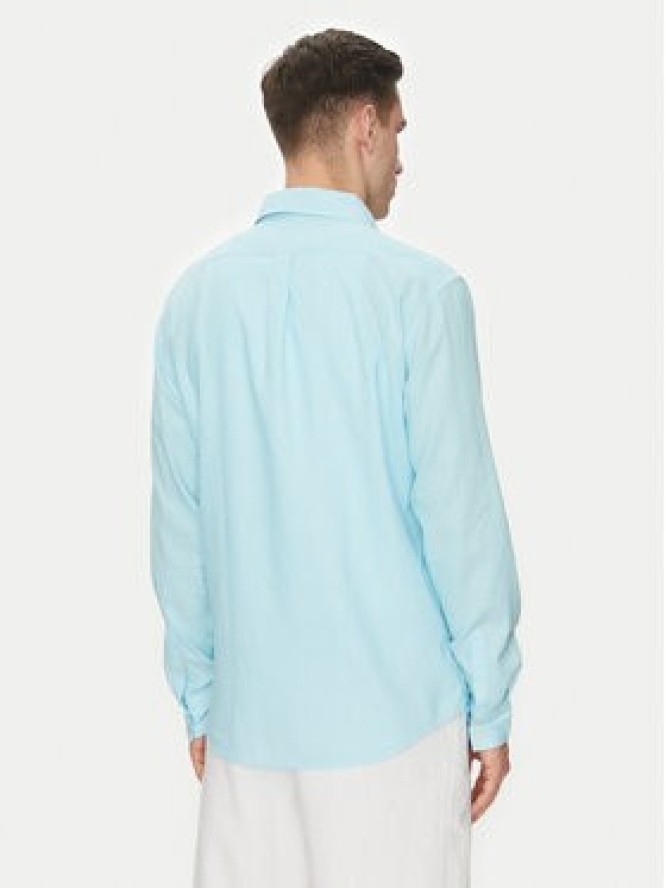 Guess Koszula F4GH00 WG3L0 Błękitny Regular Fit