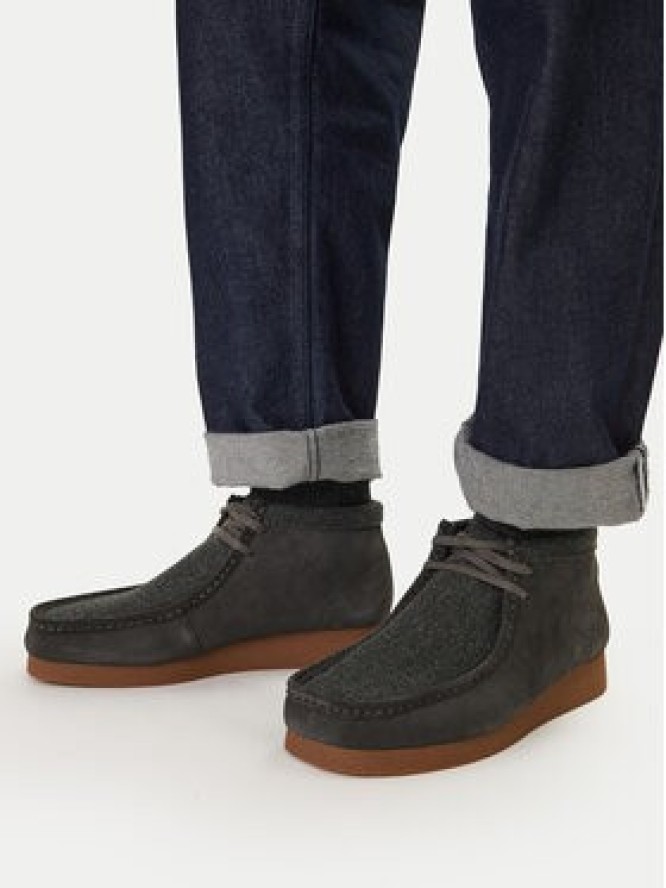 Clarks Trzewiki WallabeeEVO BT 26183994 Szary
