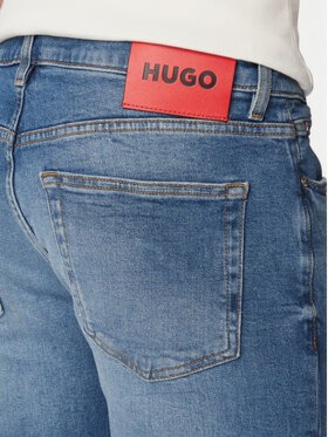 HUGO Jeansy Hugo 734 50556046 Niebieski Extra Slim Fit