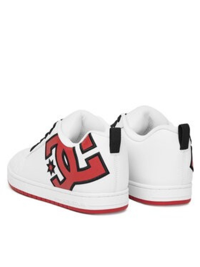 DC Shoes Sneakersy COURT GRAFFIK DC01661110 Biały
