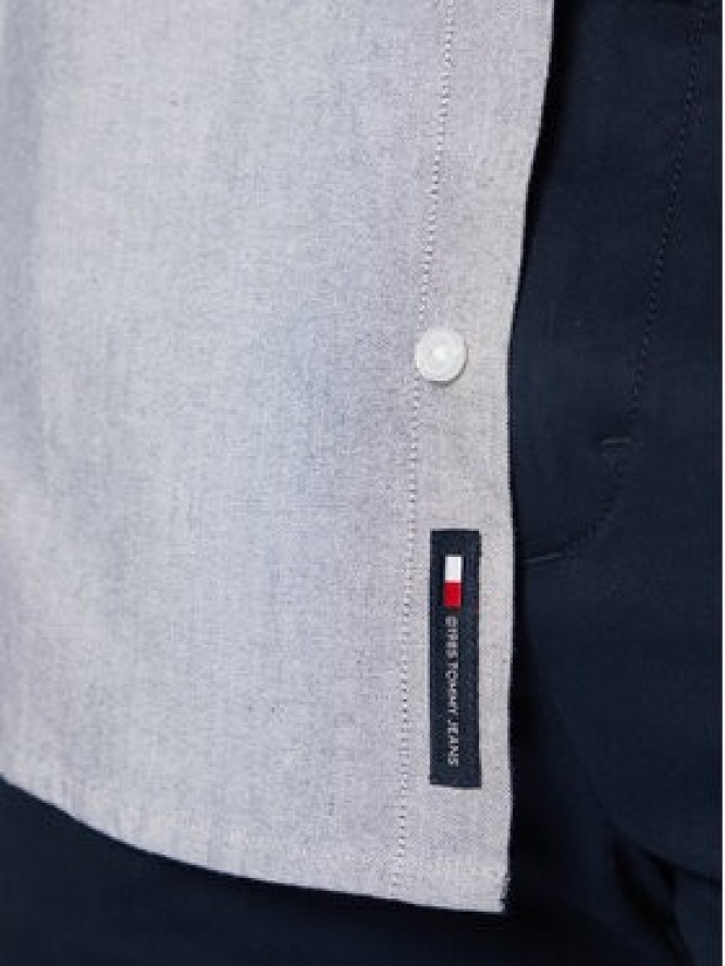Tommy Jeans Koszula Oxford DM0DM20667 Niebieski Regular Fit