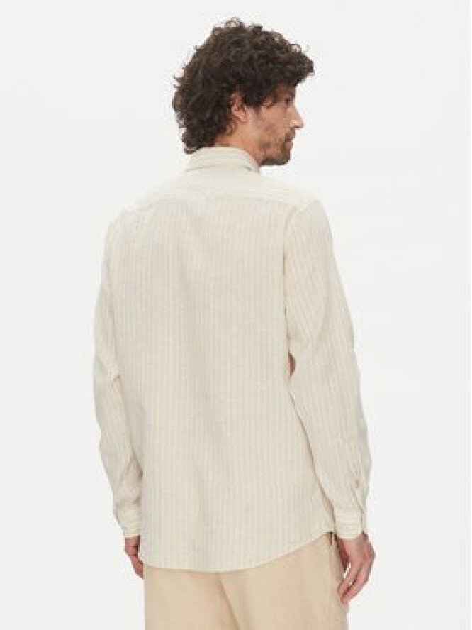 Hechter Paris Koszula 60357 151606 Beżowy Regular Fit