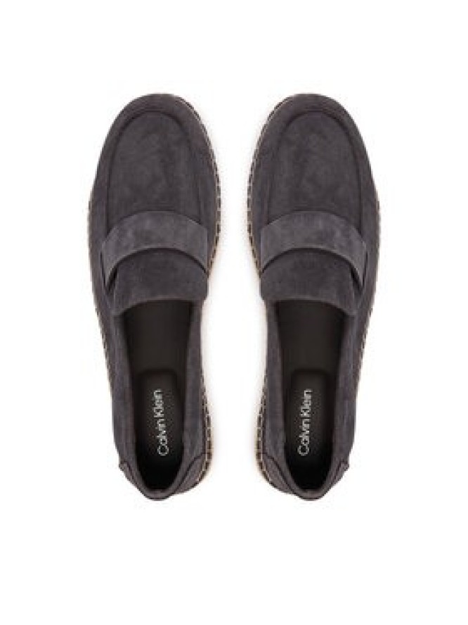 Calvin Klein Espadryle Espadrille Loafer Band Su HM0HM02072 Szary