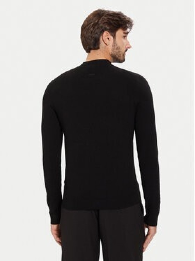 HUGO Sweter San Marc 50546856 Czarny Slim Fit