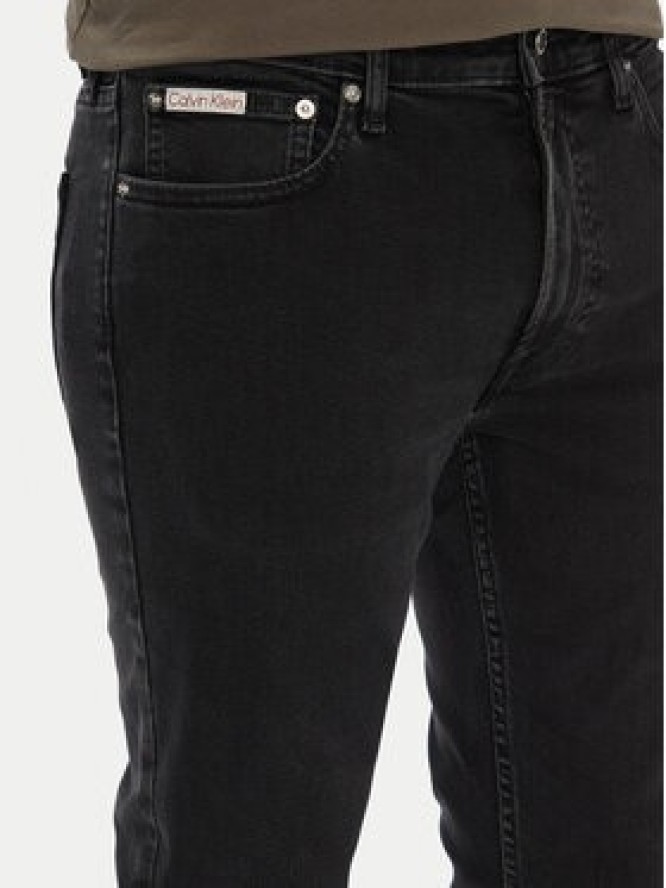 Calvin Klein Jeans Jeansy LV04RB722G Czarny Skinny Fit