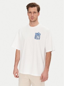 Resteröds T-Shirt Dev 20251 2055 Biały Regular Fit