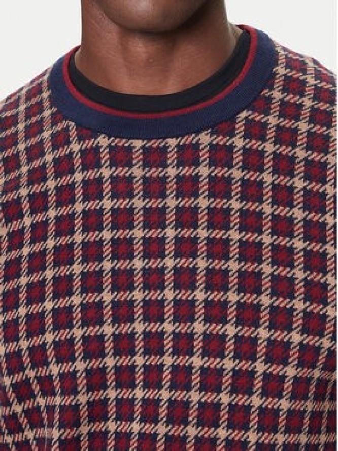 Gant Sweter 8050253 409 Bordowy Regular Fit