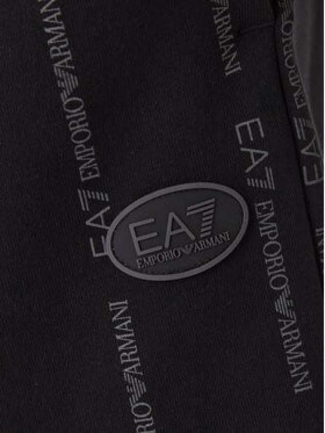 EA7 Emporio Armani Szorty sportowe 7M001393 AF12660 FC039 Czarny Regular Fit