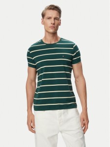 Tommy Hilfiger T-Shirt MW0MW10800 Zielony Regular Fit