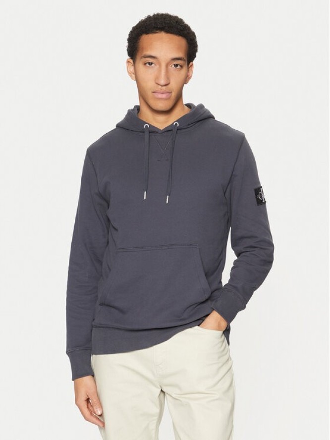 Calvin Klein Jeans Bluza J30J323430 Granatowy Regular Fit