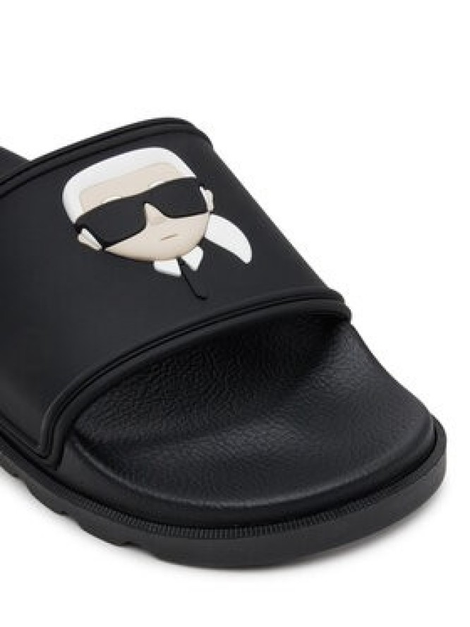 KARL LAGERFELD Klapki Kondo Tred KL70905 Czarny
