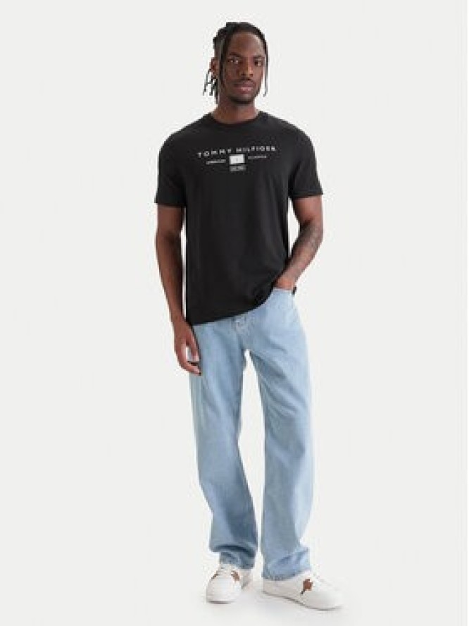 Tommy Hilfiger T-Shirt Brand Love MW0MW42365 Czarny Regular Fit