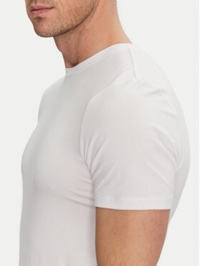 Resteröds Komplet t-shirtów 27040 2 Biały Slim Fit