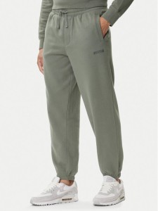Mustang Spodnie dresowe Logan 1016975 Zielony Regular Fit