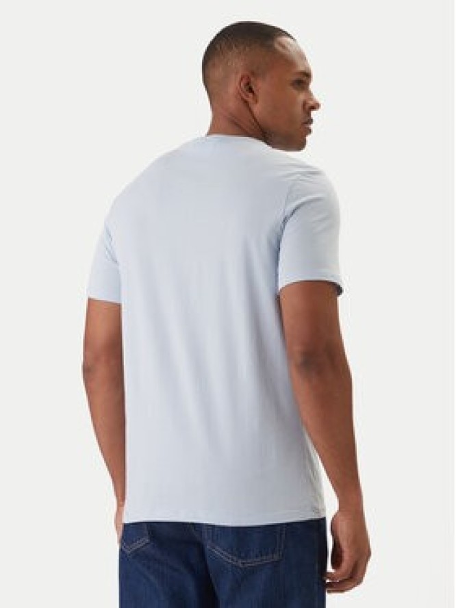 Calvin Klein T-Shirt Logo 30s LV04LD230G Błękitny Regular Fit