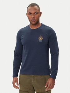 Aeronautica Militare Longsleeve 252TS2466UJ00703 Granatowy Regular Fit