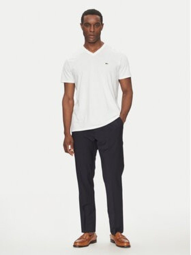 Lacoste T-Shirt TH6710 Biały Regular Fit