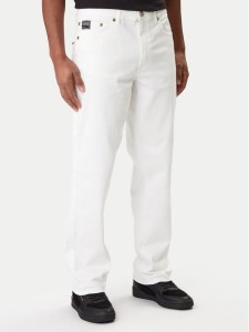 Versace Jeans Couture Jeansy 80GAB5RE CEWCA Biały Straight Fit