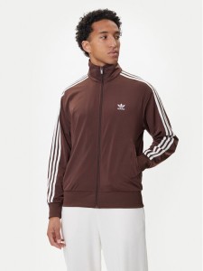 adidas Bluza adicolor Classics Firebird KA0459 Brązowy Loose Fit
