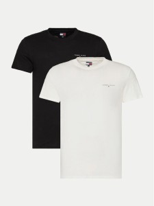 Tommy Jeans Komplet t-shirtów Linear DM0DM20353 Kolorowy Slim Fit