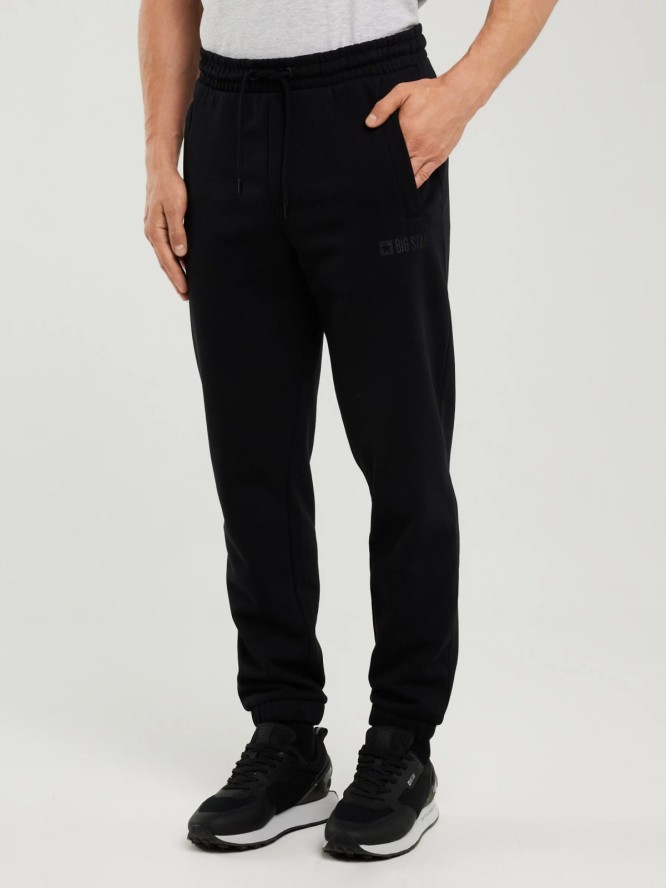 Spodnie męskie dresowe czarne Brutus 906