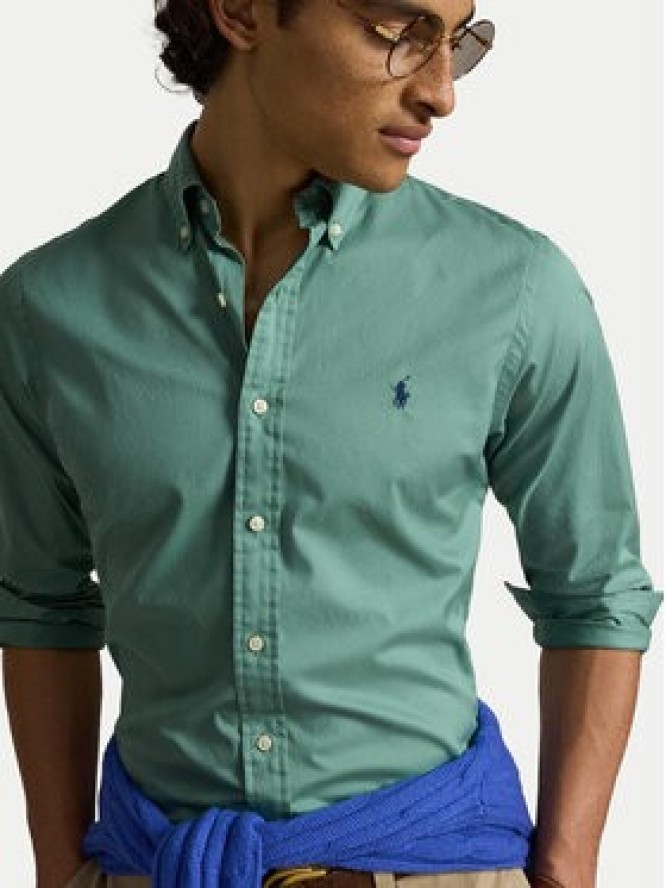 Polo Ralph Lauren Koszula 710B20512009 Zielony Custom Fit