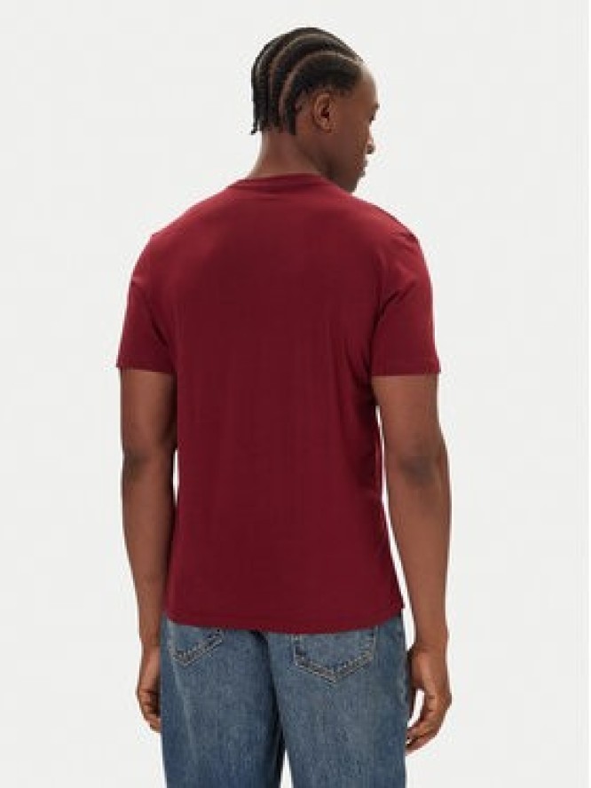 Calvin Klein Jeans T-Shirt 30s Chest Logo LV04RD865G Czerwony Regular Fit