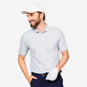 Koszulka polo do golfa z krótkim rękawem męska Inesis WW500
