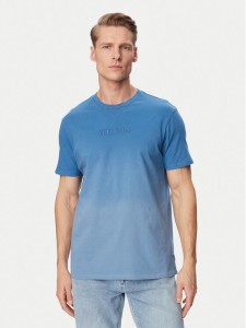 Guess T-Shirt M6GI29 K3258 Niebieski Regular Fit