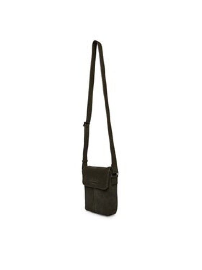 Tommy Hilfiger Saszetka Metal Logo Suede Crossbody Bag AM0AM14262 Zielony