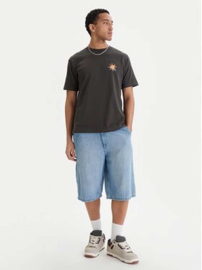 RVCA T-Shirt Pegasus EVYZT00294 Czarny Relaxed Fit