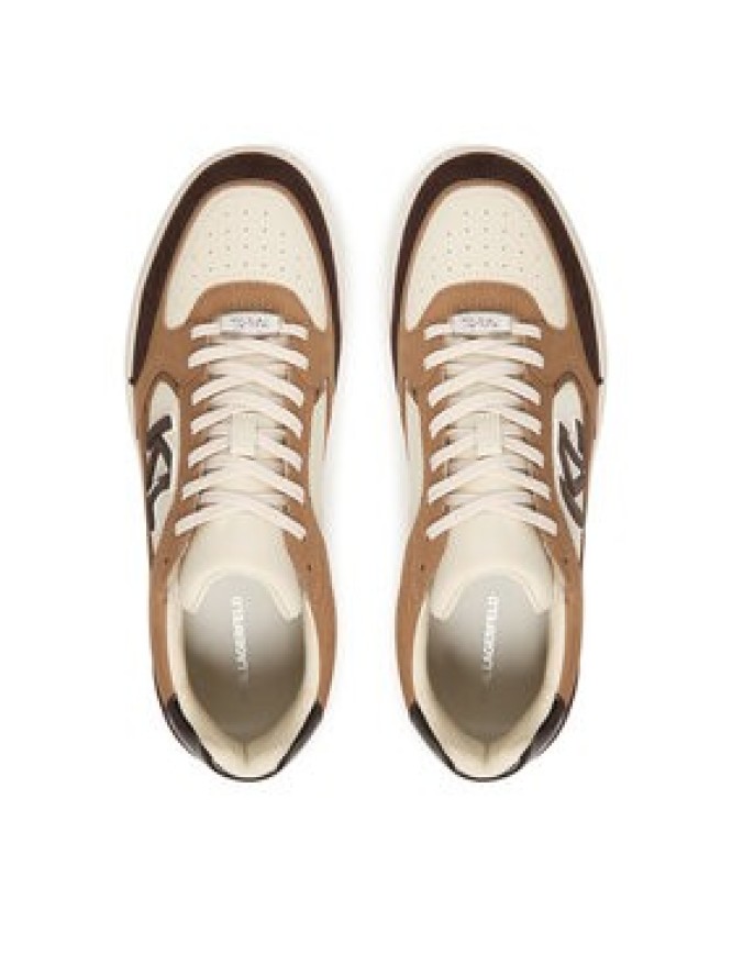 KARL LAGERFELD Sneakersy Kourtney KL53026 Brązowy