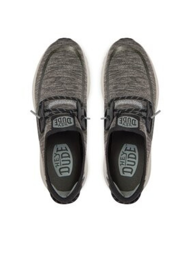 Hey Dude Półbuty Sirocco Dual Knit 40184-030 Szary
