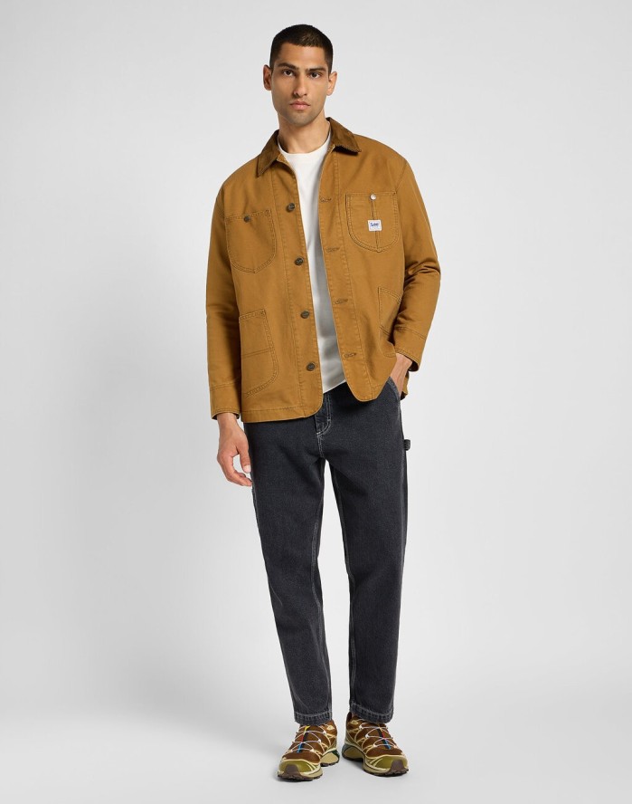 LEE MĘSKIE SPODNIE JEANSOWE CARPENTER BLACK STONE 112355778 L75K015943