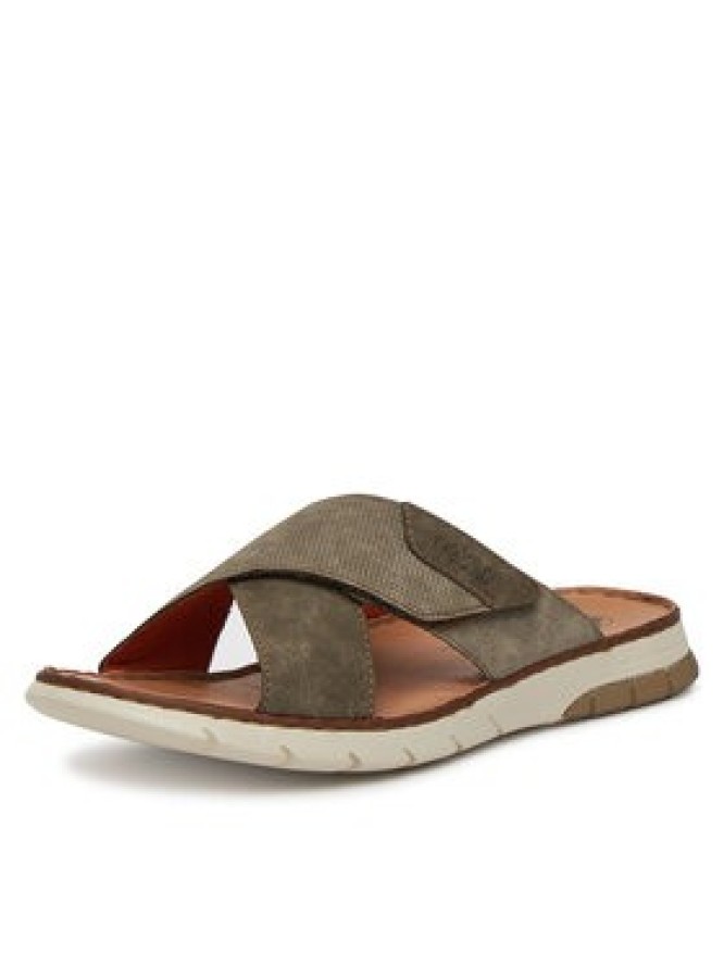 Rieker Klapki 25283-25 Beżowy