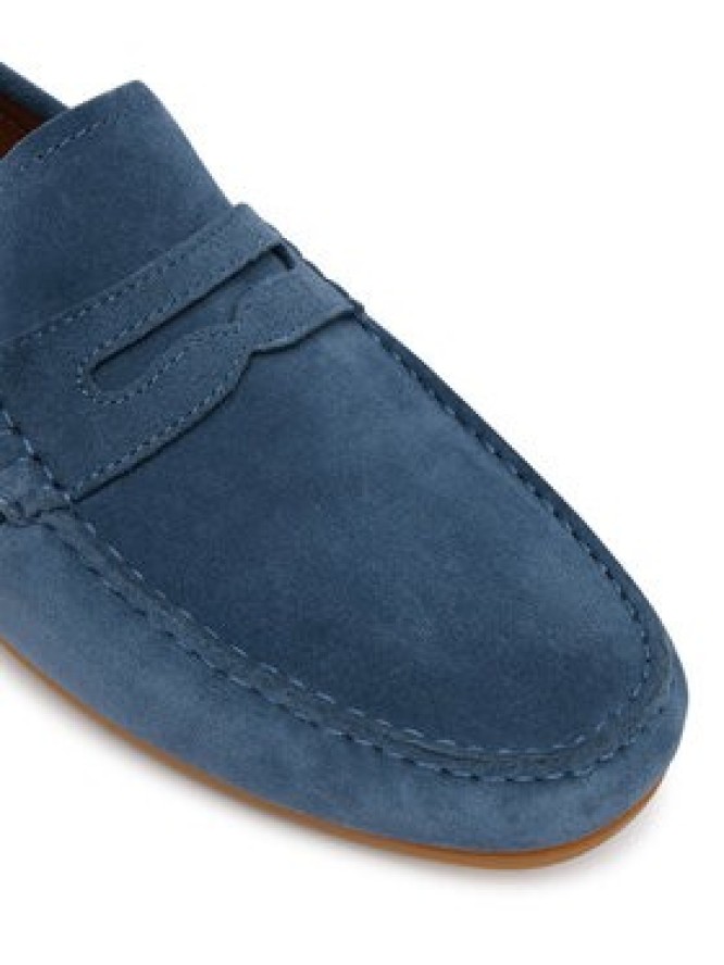 Tommy Hilfiger Mokasyny Core Hilfiegr Suede Driver FM0FM05789 Niebieski