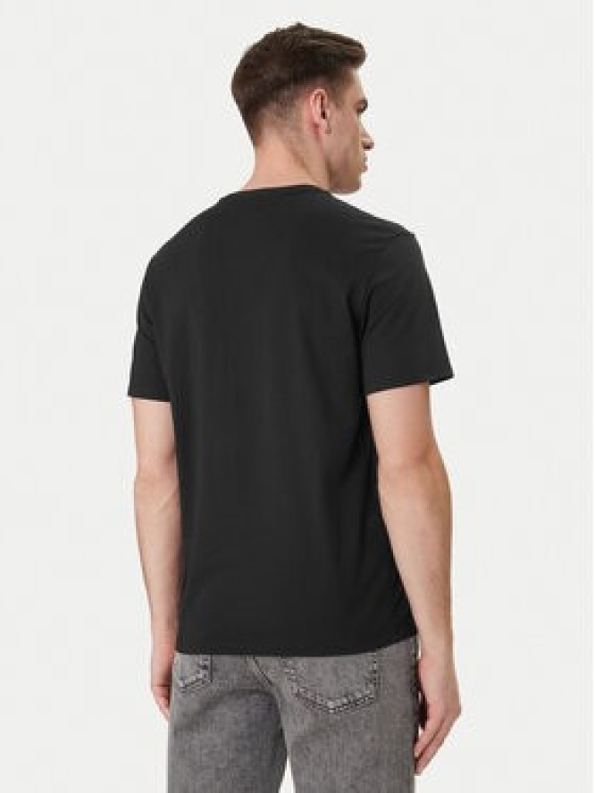Calvin Klein T-Shirt Micro Logo LV04LC255G Czarny Regular Fit