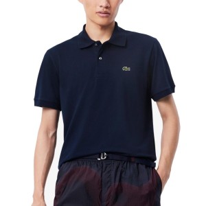 Lacoste Model Short Sleeved Ribbed Collar Kolor Niebieski