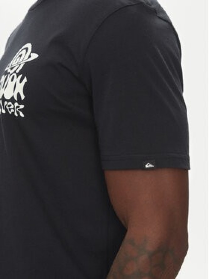 Quiksilver T-Shirt Ev Cosmic Vibrations Ss EQYZT08053 Czarny Regular Fit