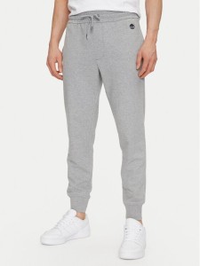 Timberland Spodnie dresowe TB0A5V5Q Szary Regular Fit
