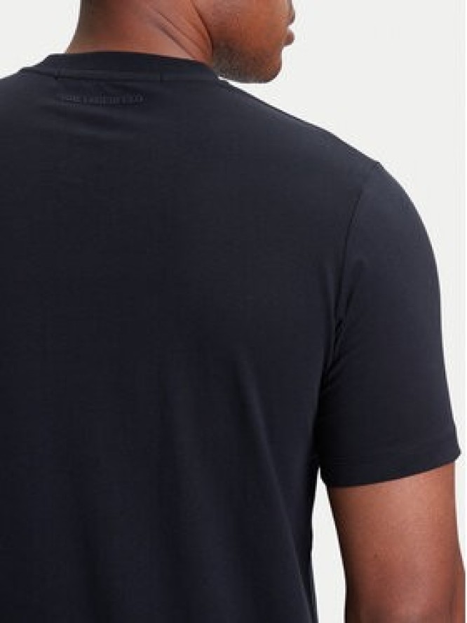 KARL LAGERFELD T-Shirt 755710 553224 Granatowy Slim Fit