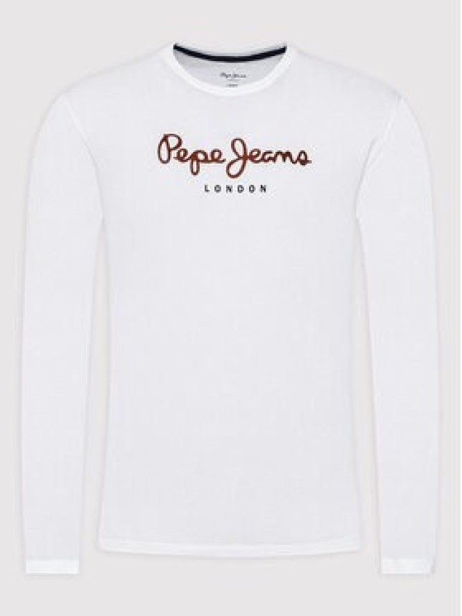 Pepe Jeans Longsleeve Eggo PM508209 Biały Regular Fit