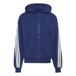 Bluza z kapturem z pełnym zamkiem błyskawicznym adidas 3-Stripes