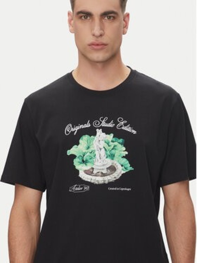 Jack & Jones T-Shirt Hydra 12277248 Czarny Relaxed Fit