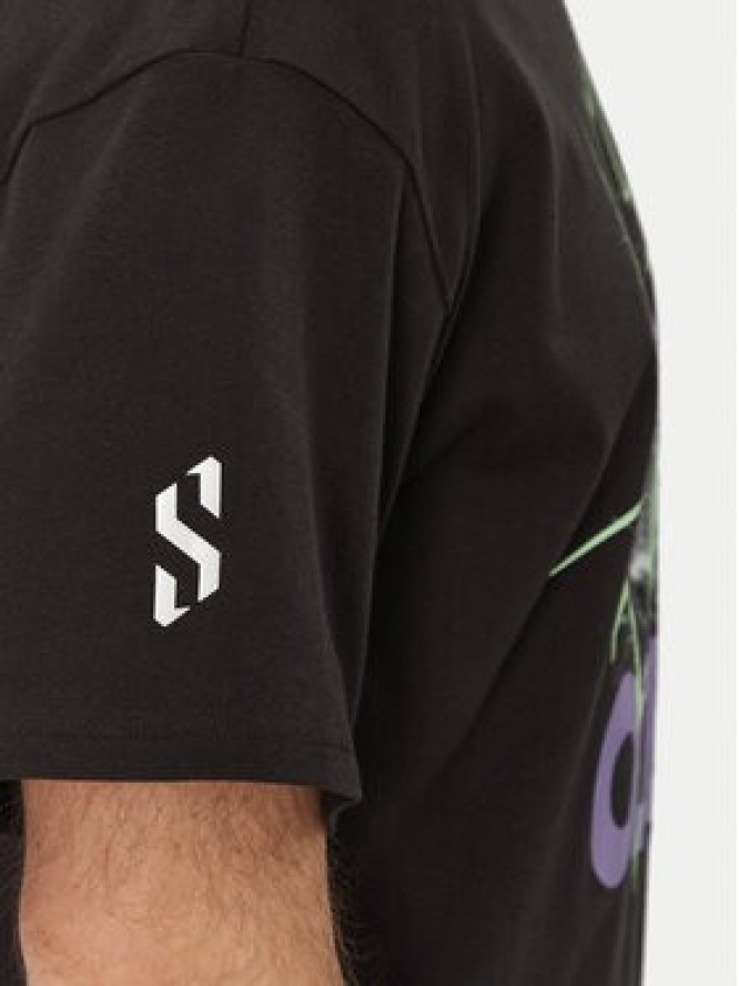 Puma T-Shirt Scoot Purple Lab 631669 Czarny Regular Fit