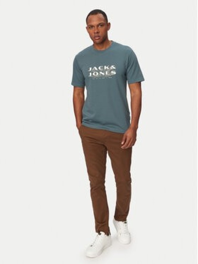 Jack & Jones T-Shirt Fusion 12289880 Zielony Regular Fit