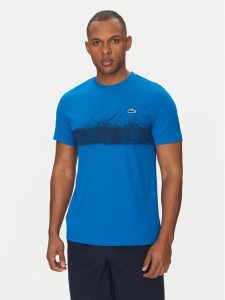 Lacoste T-Shirt TH8986 Niebieski Regular Fit